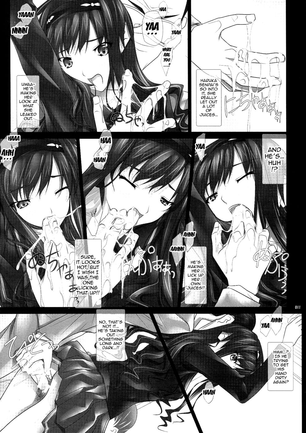 Hentai Manga Comic-Haruka-senpai's... Molester Train GOO!-Read-10